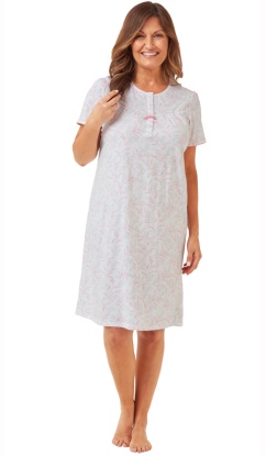 Marlon Floral Trail Short Sleeve Nightdress